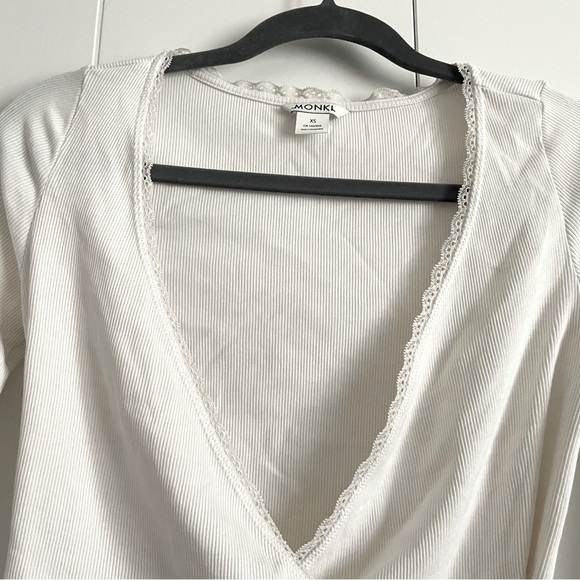 3/$45 Lace Wrap Longsleeve Top - Picture 4 of 7